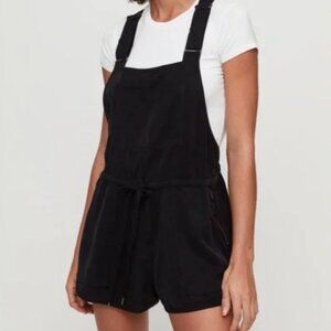 Aritzia | Wilfred Free Beatriz Utility Overall Shorts in Soft Black